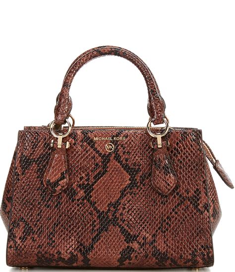 michael kors reptile bag combo